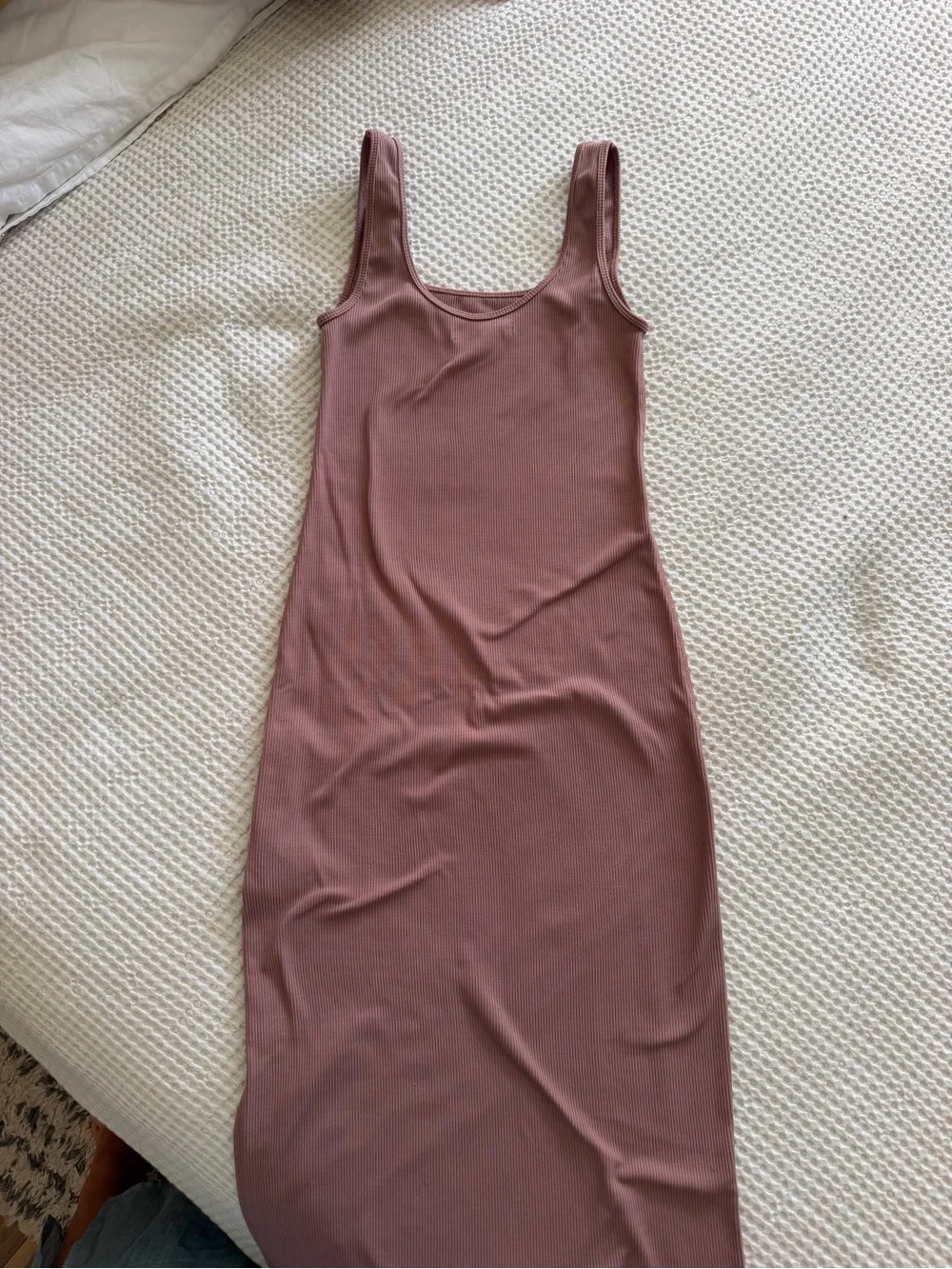 Abercrombie & Fitch Sleeveless Mauve Tank Maxi Dress